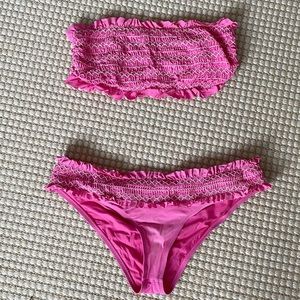TORY BURCH pink costa bikini